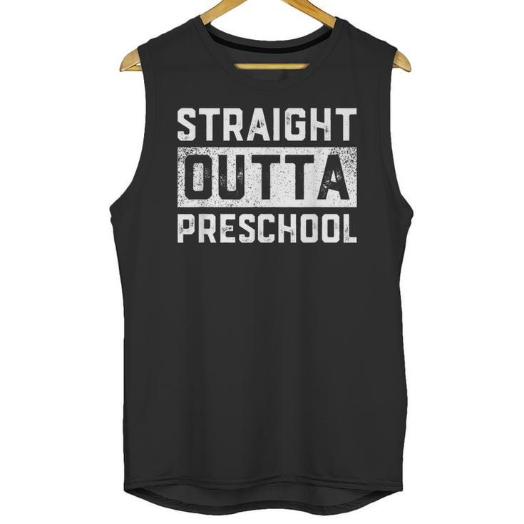 Straight Outta Preschool  Graduation Kids Unisex Tank Top