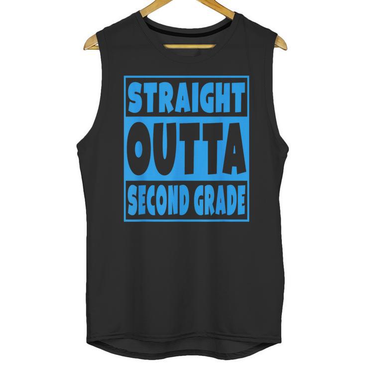 Straight Outta Second Grade Graduation Class Unisex Tank Top