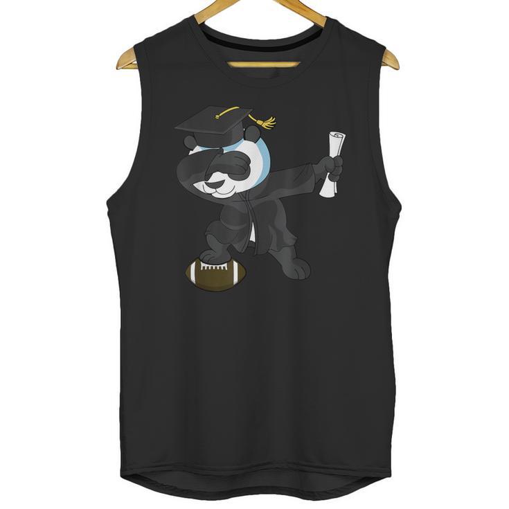 Student Graduation 2022 Panda Football Boys Girls Teenager Unisex Tank Top