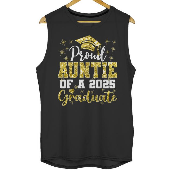 Super Proud Auntie Of 2025 Graduate Senior Graduation Family Unisex Tank Top