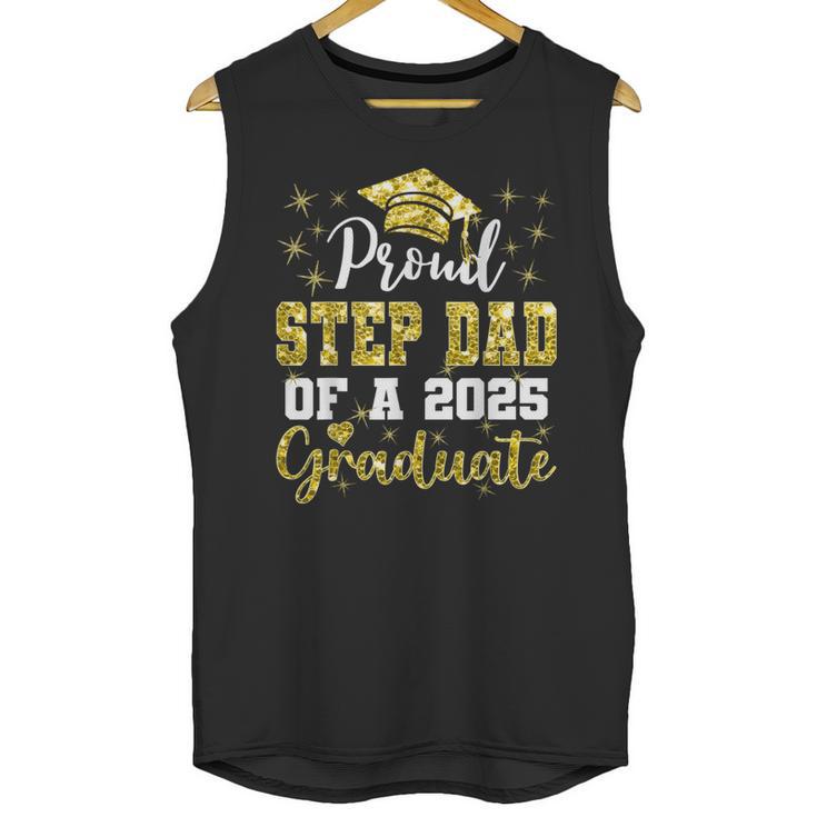 Super Proud Step Dad Of 2025 Graduate Graduation Family Unisex Tank Top