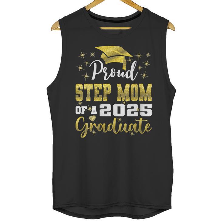 Super Proud Step Mom Of 2025 Graduate Graduation Family Unisex Tank Top