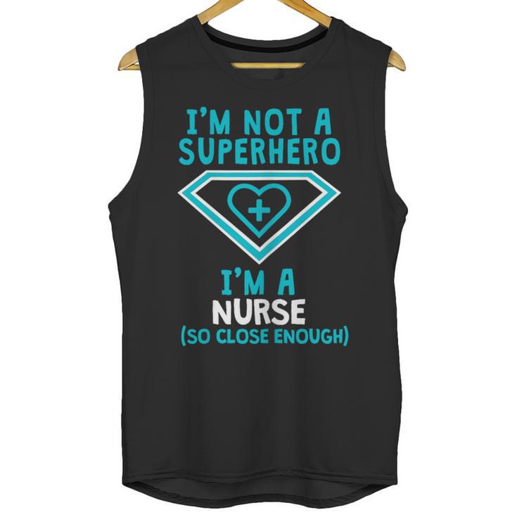 Superhero RN Nurse Shirt Graduation Unisex Tank Top