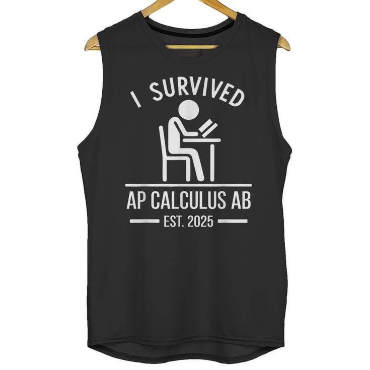 I Survived AP Calculus AB Graduation Senior 2025 Unisex Tank Top