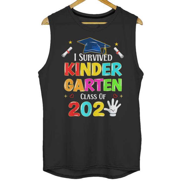 I Survived Kindergarten Graduation 2025 Graduate Boys Girls Unisex Tank Top