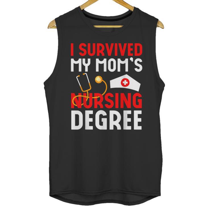 I Survived My Mom's Nursing Degree Graduation Day 2026 Unisex Tank Top
