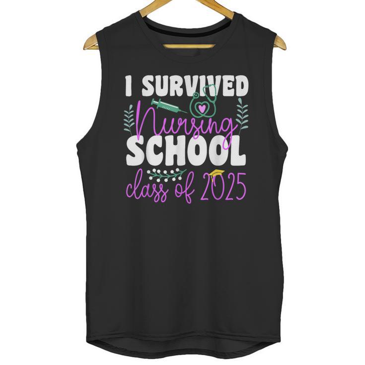 I Survived Nursing School Class Of 2025 New Nurse Graduation Unisex Tank Top