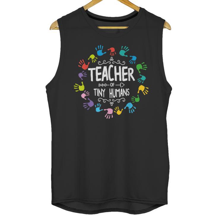 Teacher Of Tiny Humans Preschool Kindergarten Graduation Unisex Tank Top
