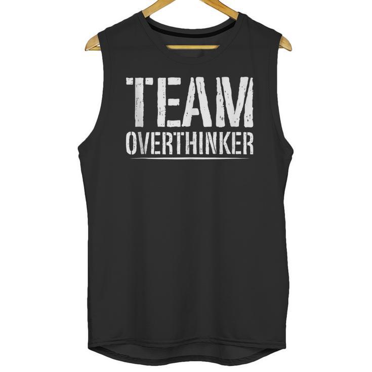 Team Overthinker Introvert Unisex Tank Top