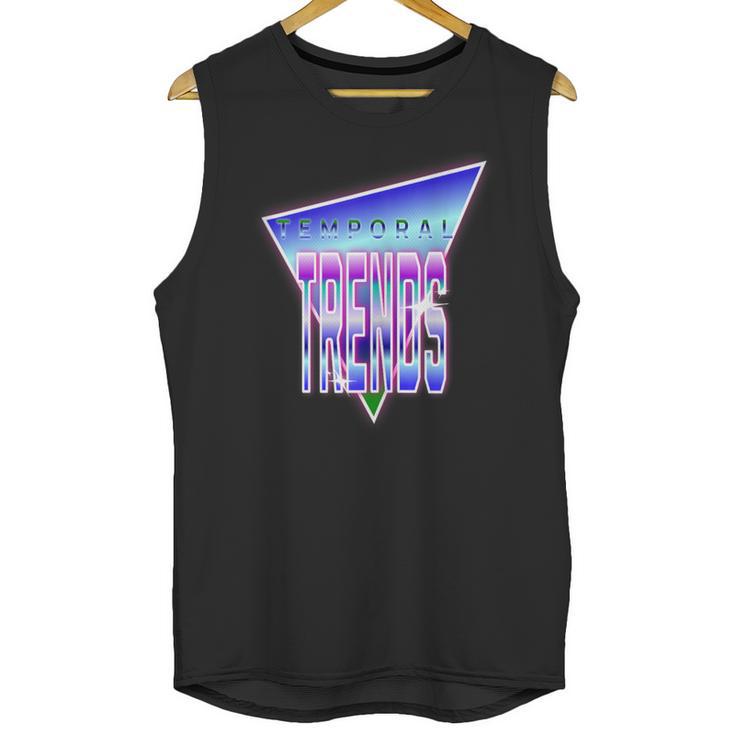 Temporal Trends Vaporwave Style Retro Nostalgia Look Unisex Tank Top