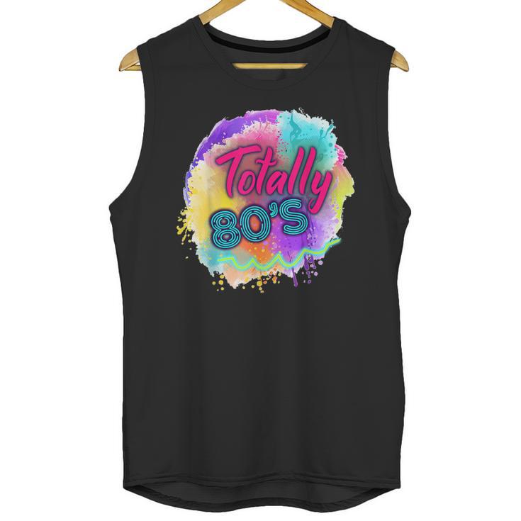 Totally 80's Tie Dye Retro Vibes 1980s Style Nostalgia Unisex Tank Top