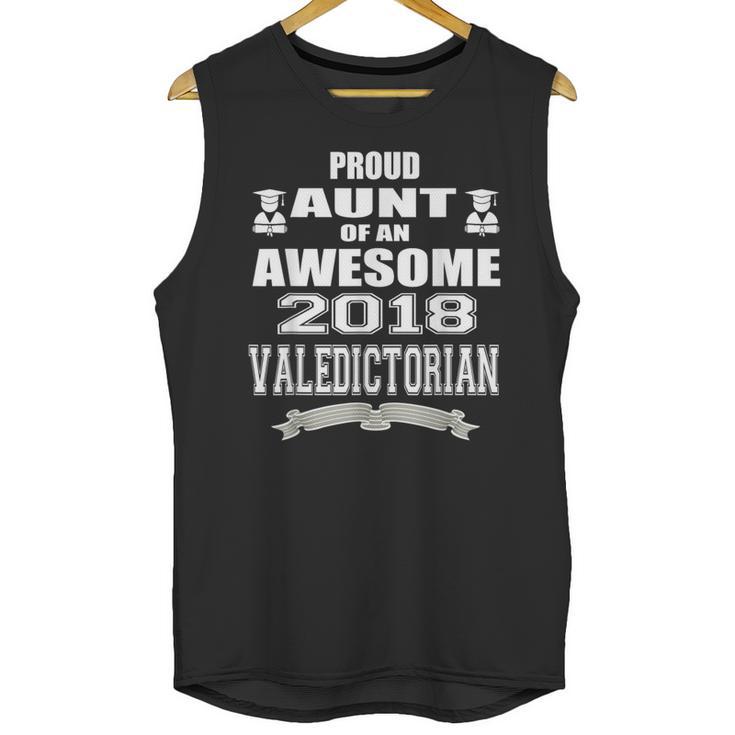 Valedictorian Scholar Aunt T Shirt Graduation Speech Unisex Tank Top