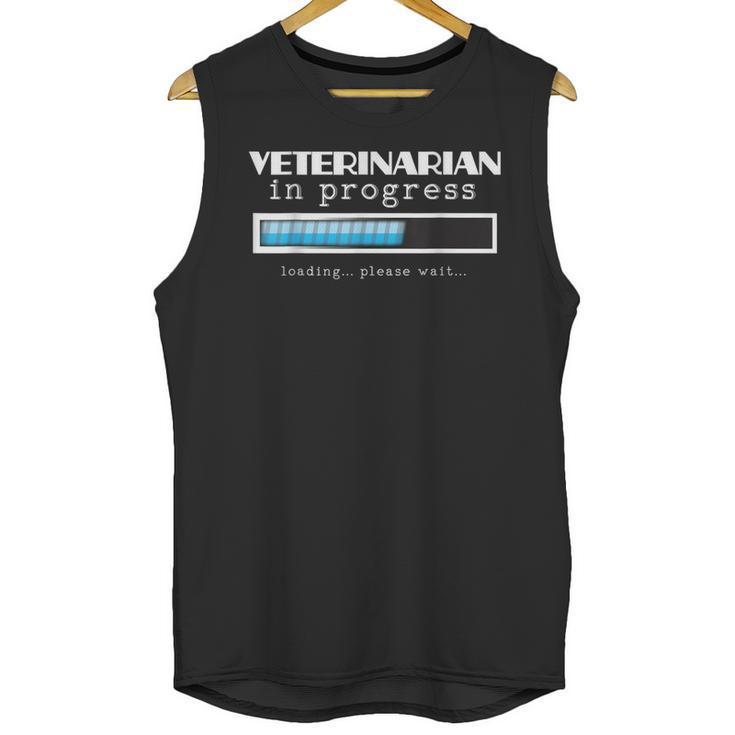 Veterinarian Progress Vet Graduation DVM Unisex Tank Top