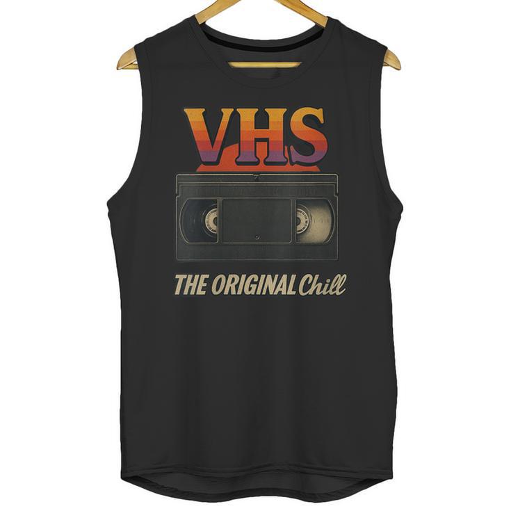 VHS Tape Nostalgia Old School Technology Humor Unisex Tank Top