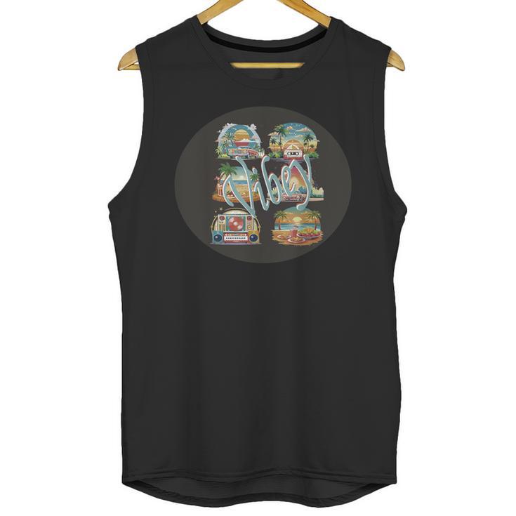 Vibey Nostalgia & Retro Charm Unisex Tank Top