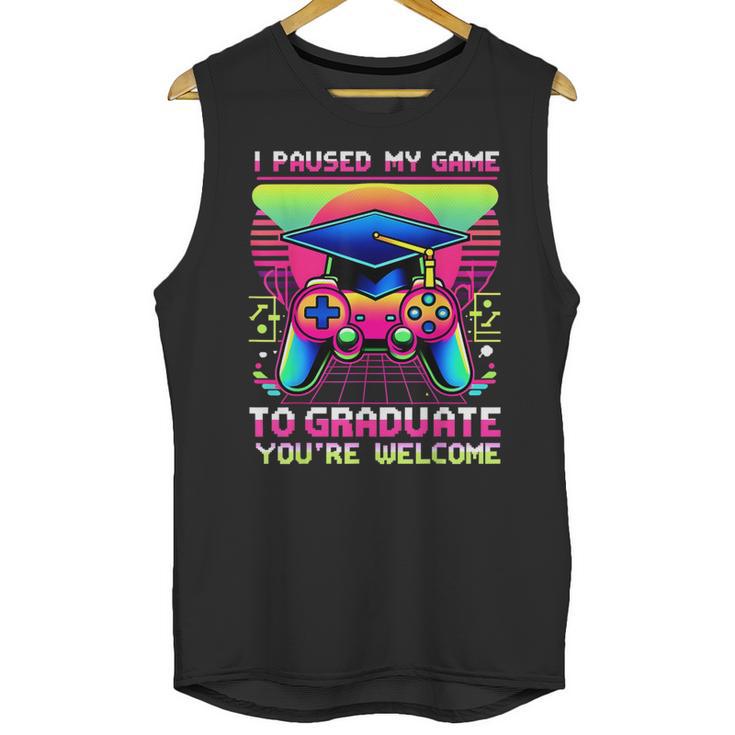 Video Gamer Graduate Graduation Grad Gaming Unisex Tank Top