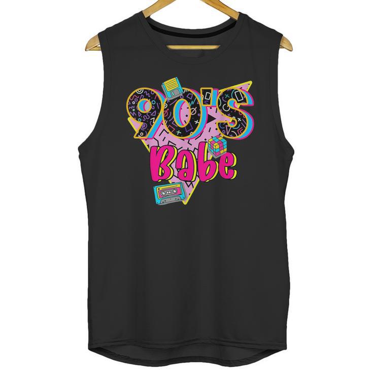 Vintage 90's Babe Party Back To 90s Cassette Nostalgia Unisex Tank Top