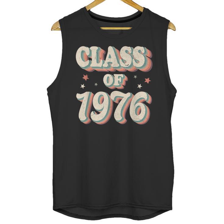 Vintage Class Of 1976 76 High School Graduation Unisex Tank Top