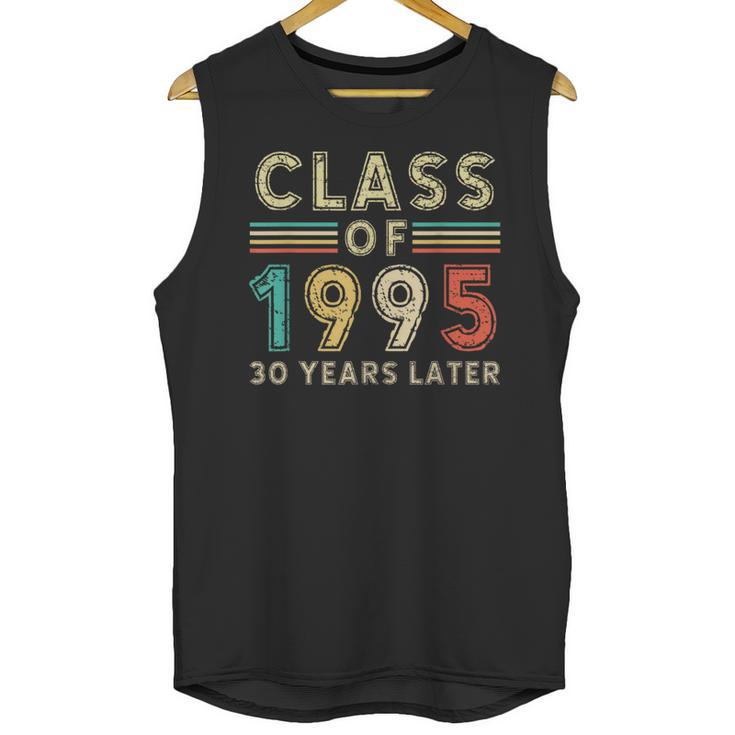 Vintage Class Of 1995 30th Reunion Alumni Graduation Party Unisex Tank Top