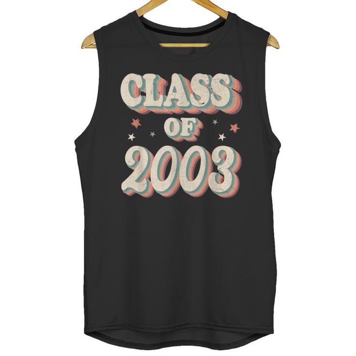 Vintage Class Of 2003 03 High School Graduation Unisex Tank Top