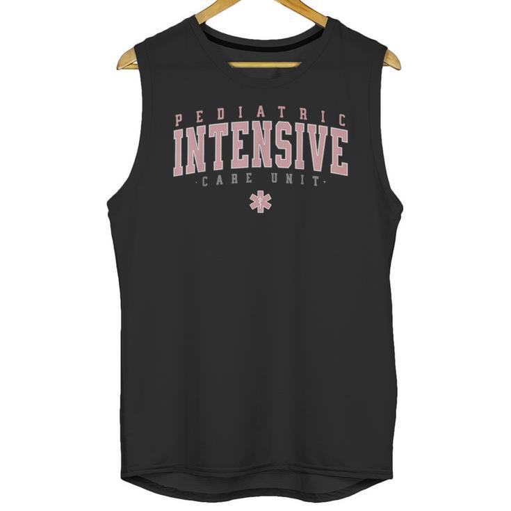 Vintage Pediatric Intensive Care Unit PICU Nurse Graduation Unisex Tank Top