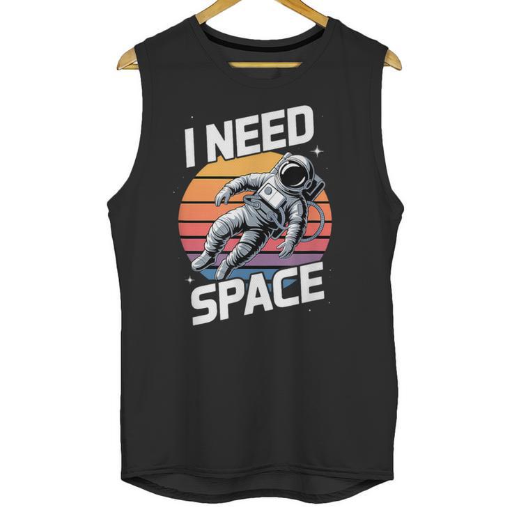 Vintage Space For Introverts I Need Space Unisex Tank Top