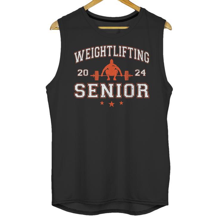 Weightlifting Senior 2024 Graduation Unisex Tank Top