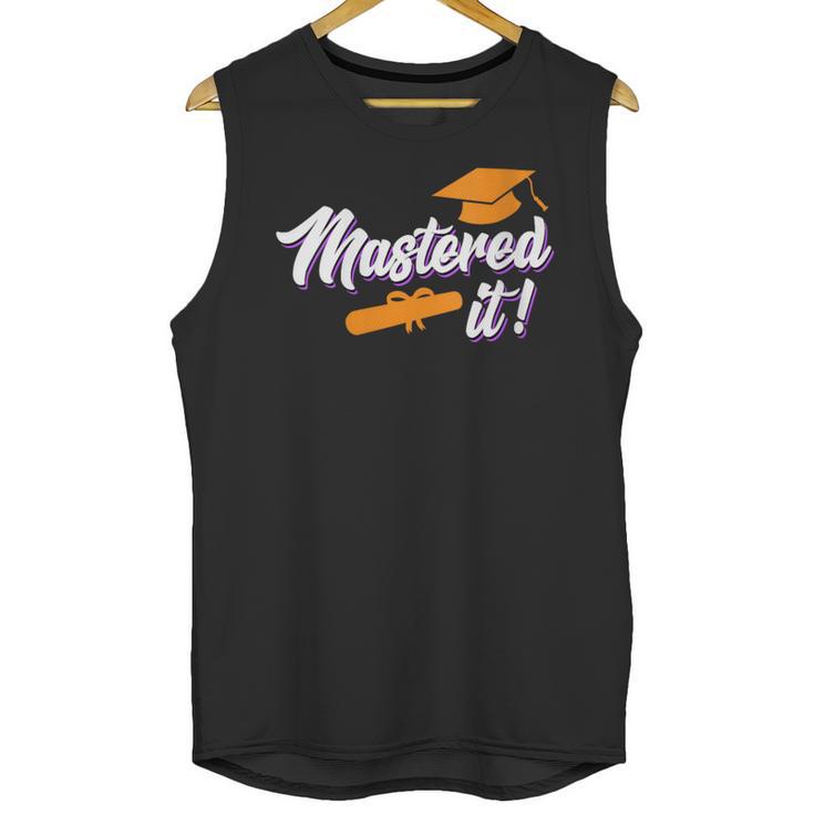 Women's Master Graduation 2026 Mastered It Master's Degree Unisex Tank Top