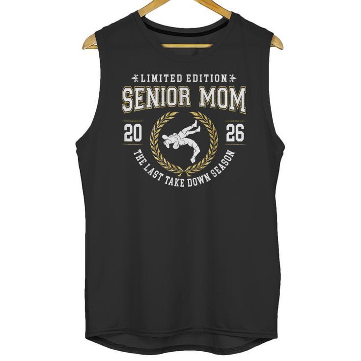 Wrestling Senior Mom The Final Match 2026 Graduation Unisex Tank Top