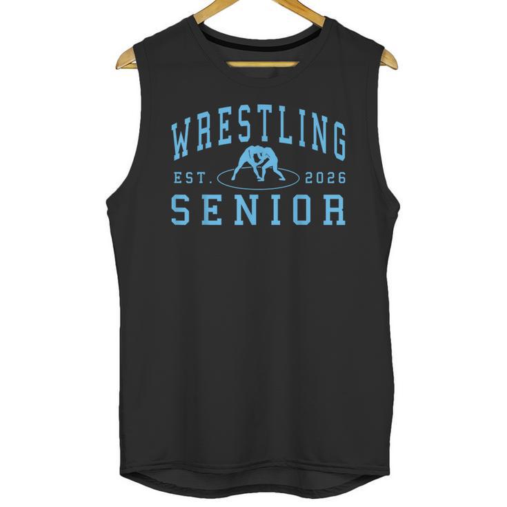 Wrestling Senior Night Wrestling Senior 2026 Graduation 70 Unisex Tank Top