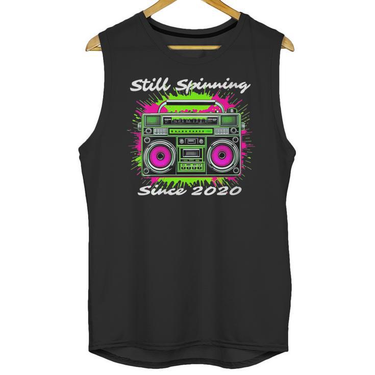 Y2K Home DJ Quarantine Nostalgia Boombox Party Unisex Tank Top