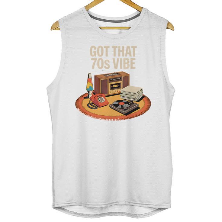 1970s 70s Reunion Nostalgia Memories Music School Grew Up Premium Tri-Blend Unisex Tank Top