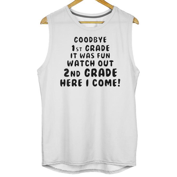 1st First Grade Graduation Tshirt Moving On To 2nd Grade Unisex Tank Top