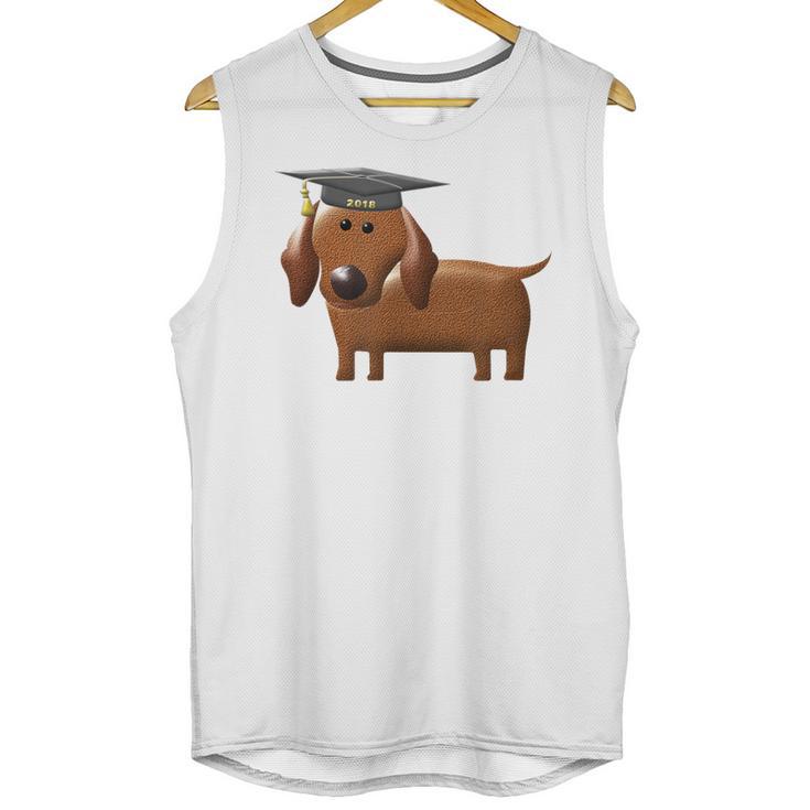 2018 Dog Graduation Shirt Dachshund Graduation For Men Women Kids Unisex Tank Top