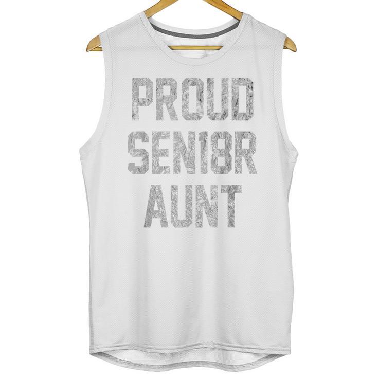 2018 Senior Aunt SEN18R Class Graduation Party T Shirt Unisex Tank Top
