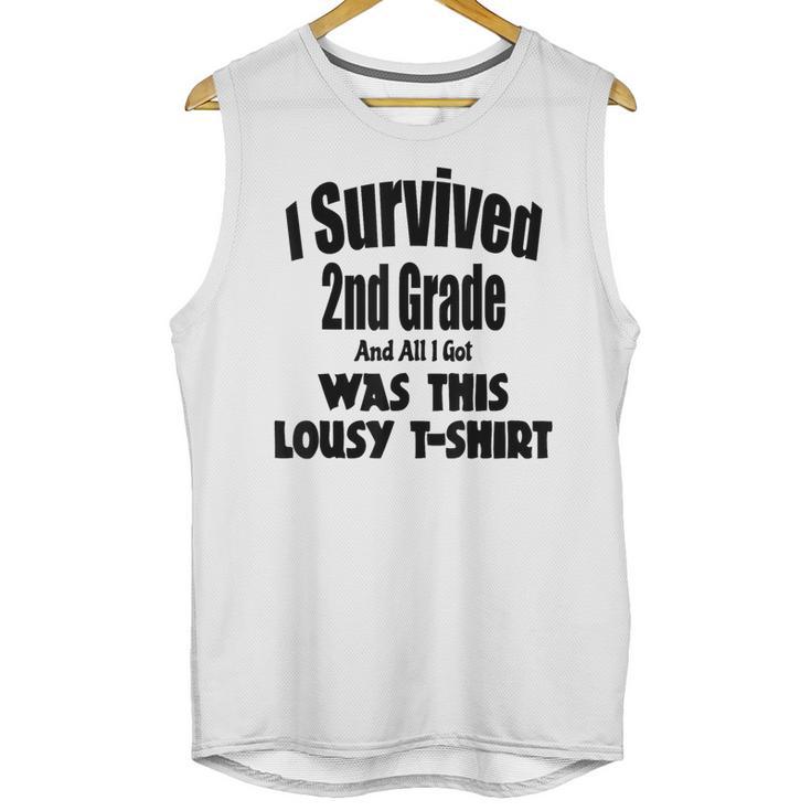 2nd Grade Graduation Boy Girl Graduate Education Unisex Tank Top