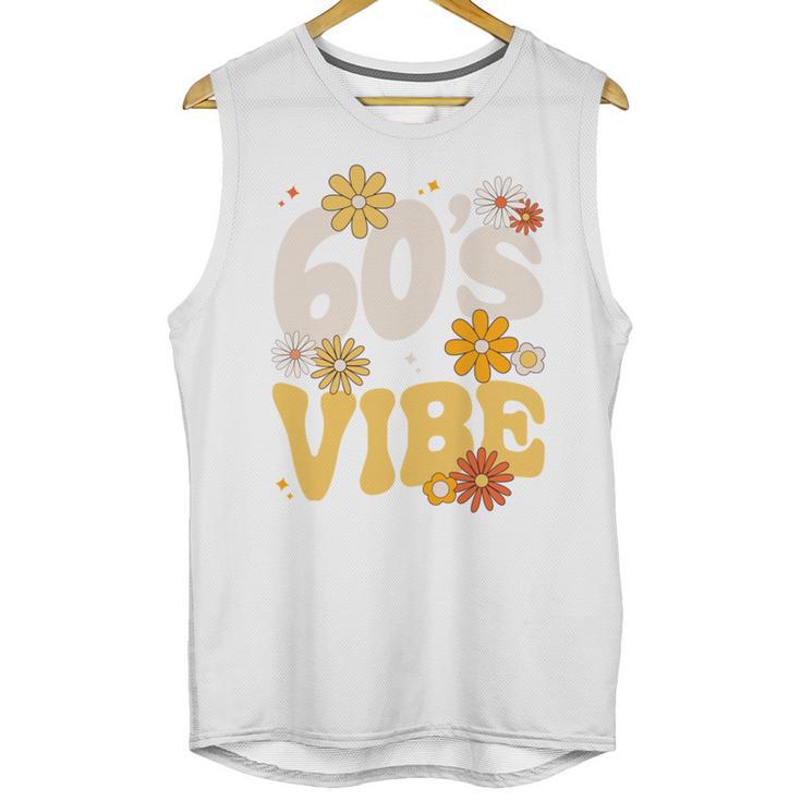 60's Vibe Vintage Nostalgia Mixtape Era 1960s Party Groovy Unisex Tank Top