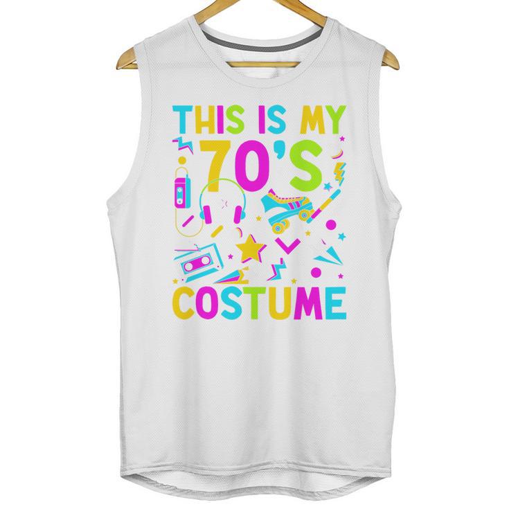 This Is My 70's Costume Nostalgia Mixtape Era 1970s Party Premium Tri-Blend Unisex Tank Top