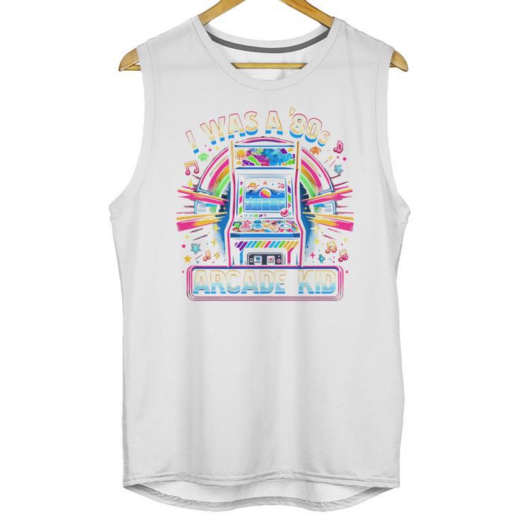 80s Arcade Kid Vintage Gamer Nostalgia Unisex Tank Top