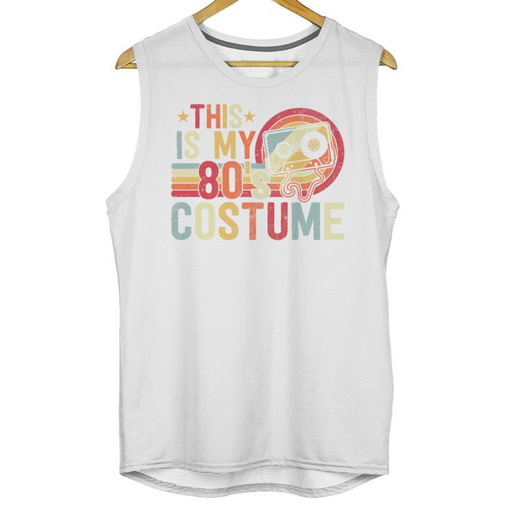 This Is My 80s Costume Vintage Style Nostalgia 1980s Retro Premium Tri-Blend Unisex Tank Top