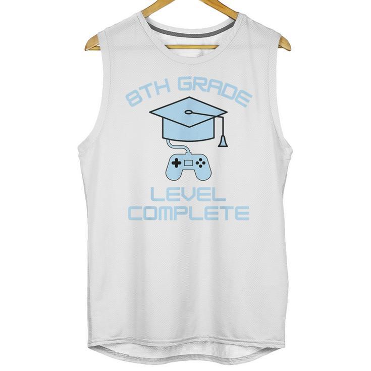 8th Grade Level Complete Eighth Grade Gamer Graduation Day Unisex Tank Top