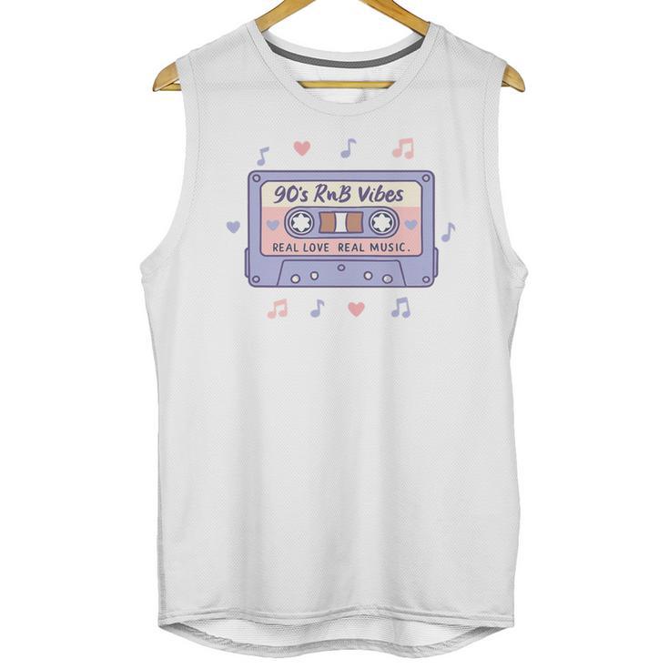 90s RNB Vibes Cassette – Retro Music Nostalgia RNB Cassette Premium Tri-Blend Unisex Tank Top