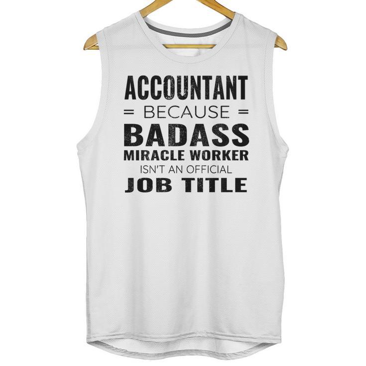 Accountant Graduation Future Accountant  Men Women Unisex Tank Top