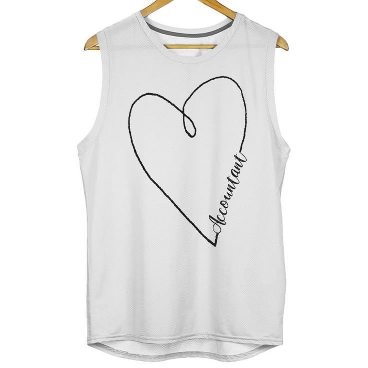 Accountant Heart Shirt Graduation Unisex Tank Top