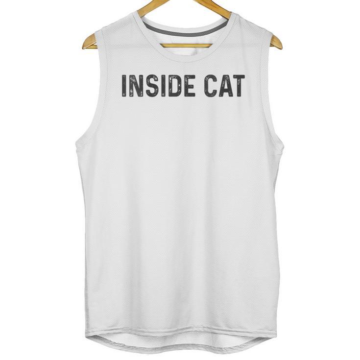 Antisocial Introvert Women Men Kids Inside Cat Unisex Tank Top