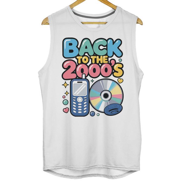 Back To The 2000s Retro Nostalgia Premium Tri-Blend Unisex Tank Top