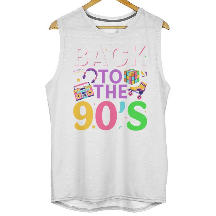 Back To The 90's Mixtape Era Nostalgia Retro 1990 90's Style Premium Tri-Blend Unisex Tank Top