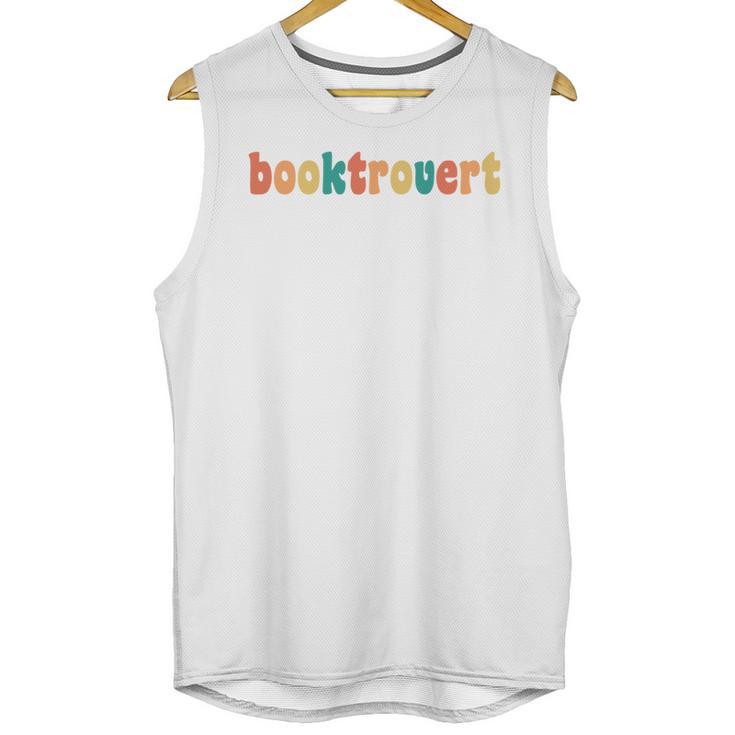 Book Lovers Introverted Bookworm Reading Booktrovert Unisex Tank Top