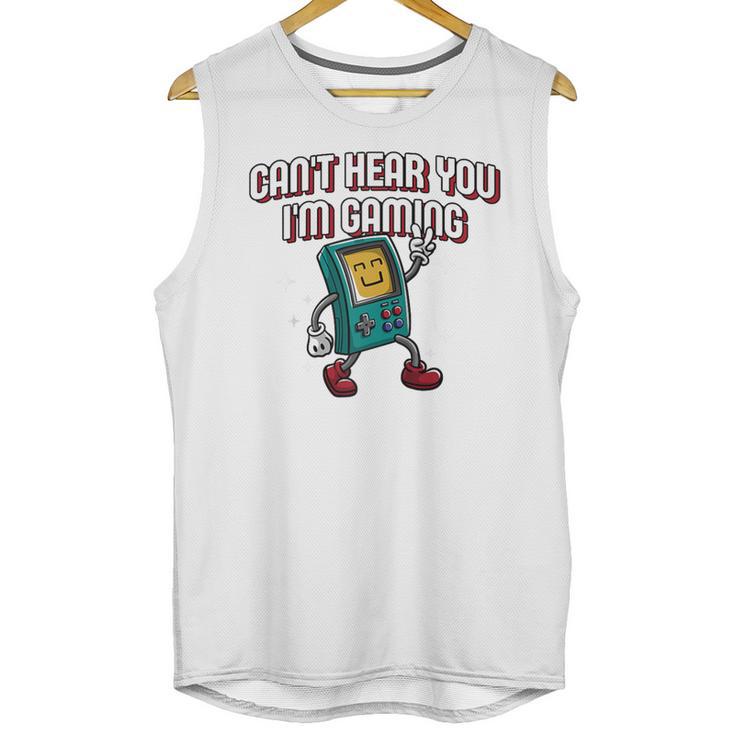 Cant Hear You Im Gaming Introvert Gamer Antisocial Raglan Baseball Tee Unisex Tank Top