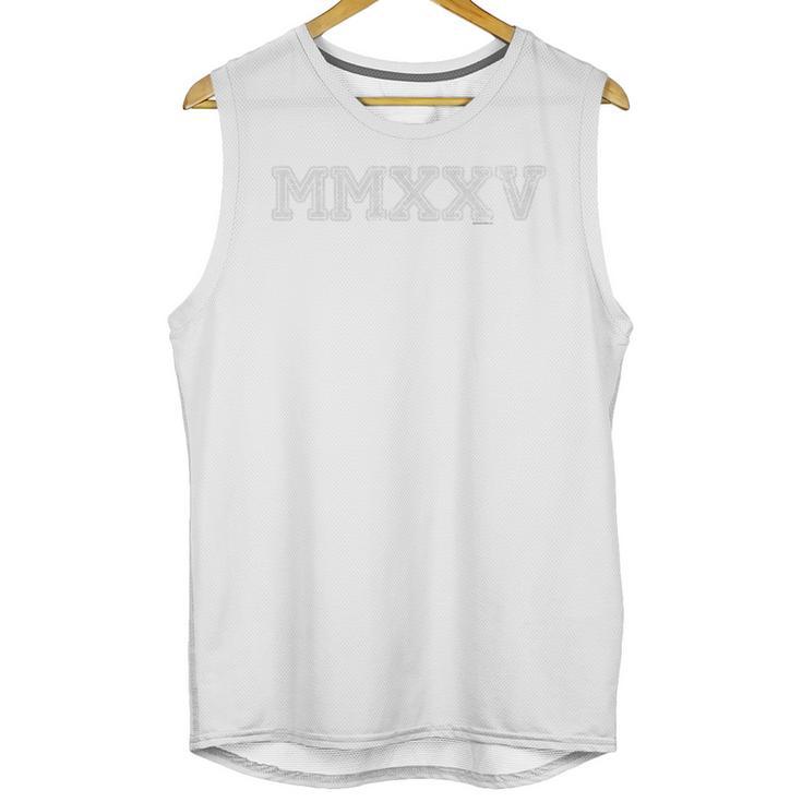 Class Of 2025 MMXXV Graduation Spirit Vintage Senior 2025 Premium Tri-Blend Unisex Tank Top